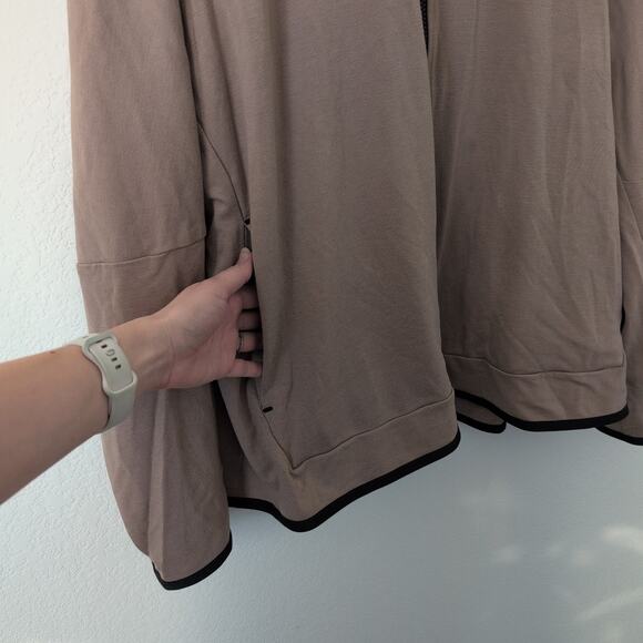 Nike Sportswear Tech Fleece Full Zip Light Brown Hoodie DX0822 Sweatshirt XXL - Picture 12 of 14